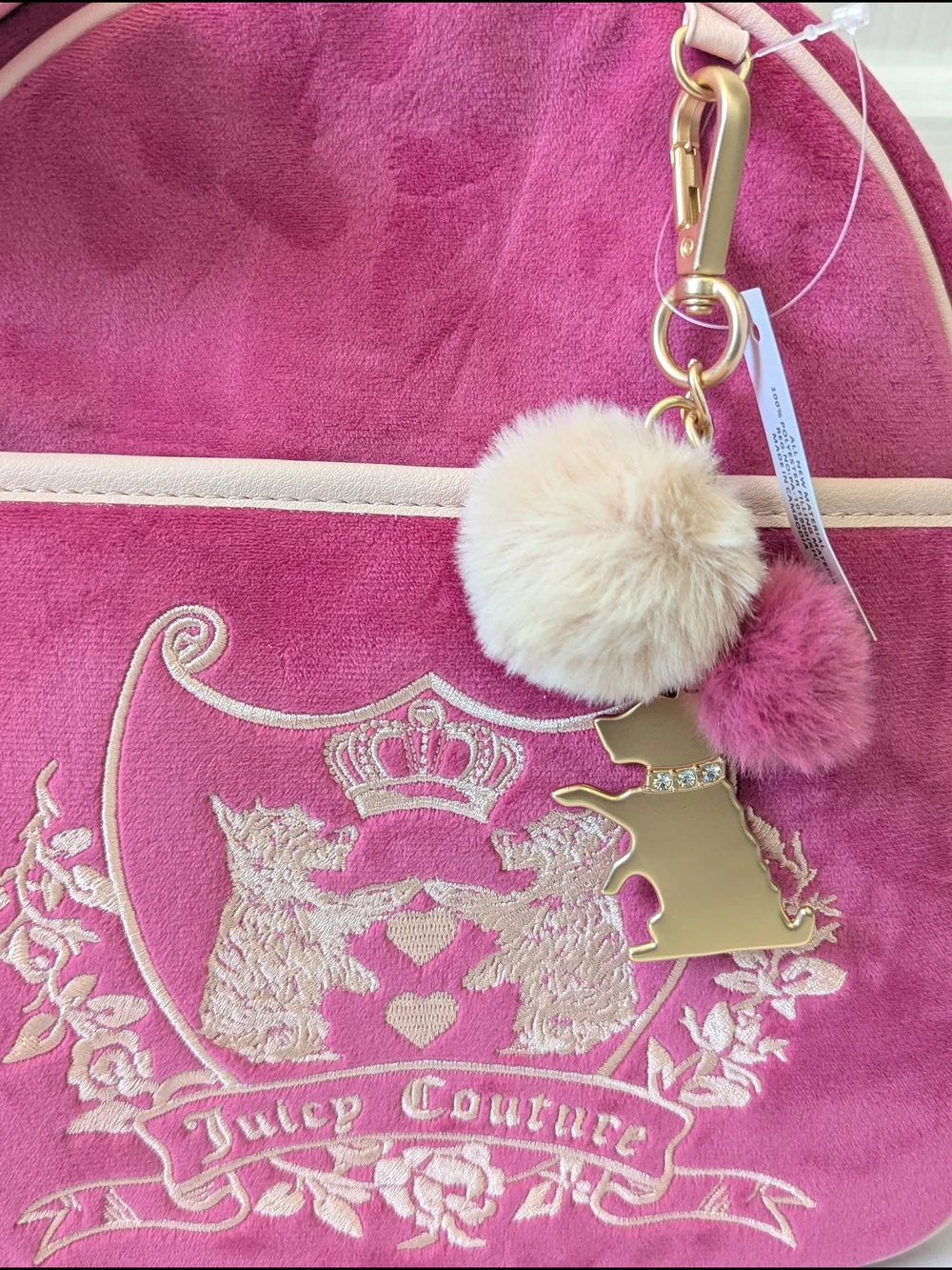 Juicy Couture Scottie Mini New Love Chapter Backpack,  pink